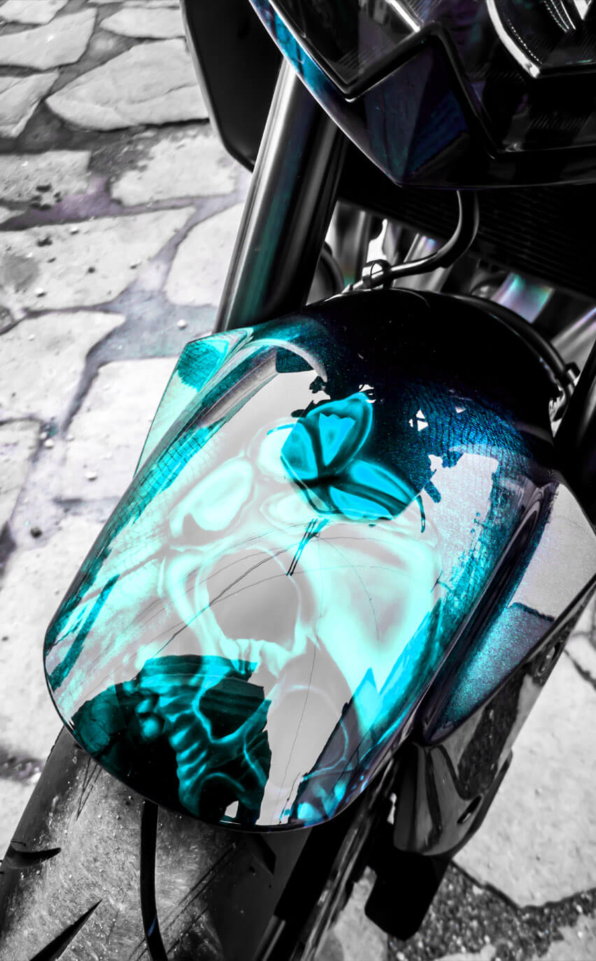 Aερογραφία μοτοσυκλέτας